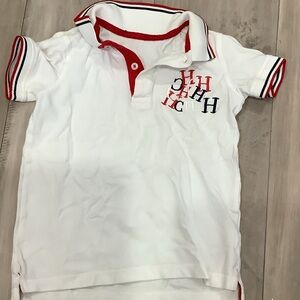 Carolina Herrera Kids Polo Shirt with Red and Navy Accents